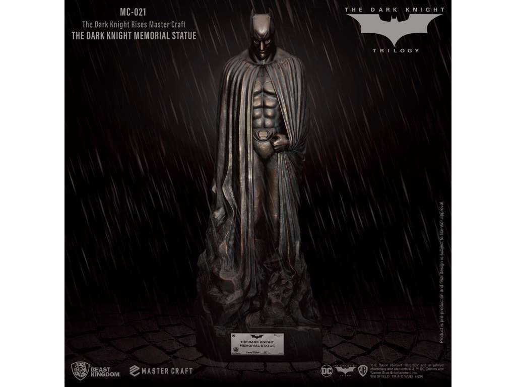 The Dark Knight Rises Master Craft statue af The Dark Knight Memorial Batman på 45 cm