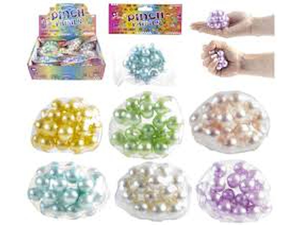 Pinch Family Squishy Pearl Ball – Assorteret