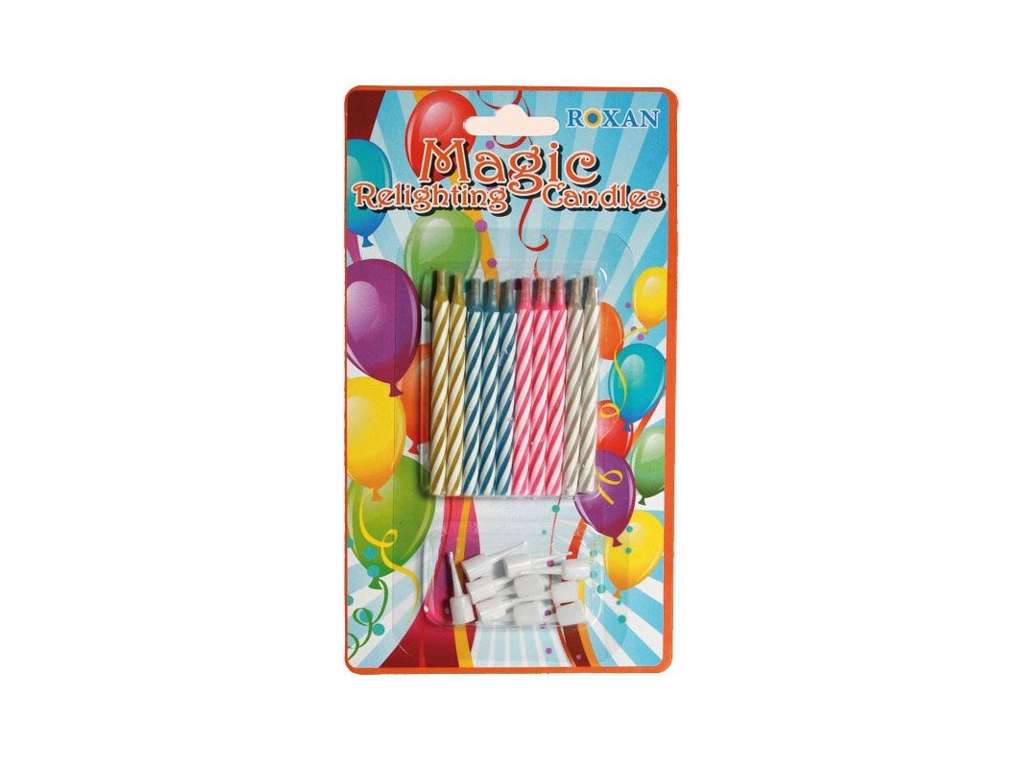 Lagkagelys med holdere 10 stk