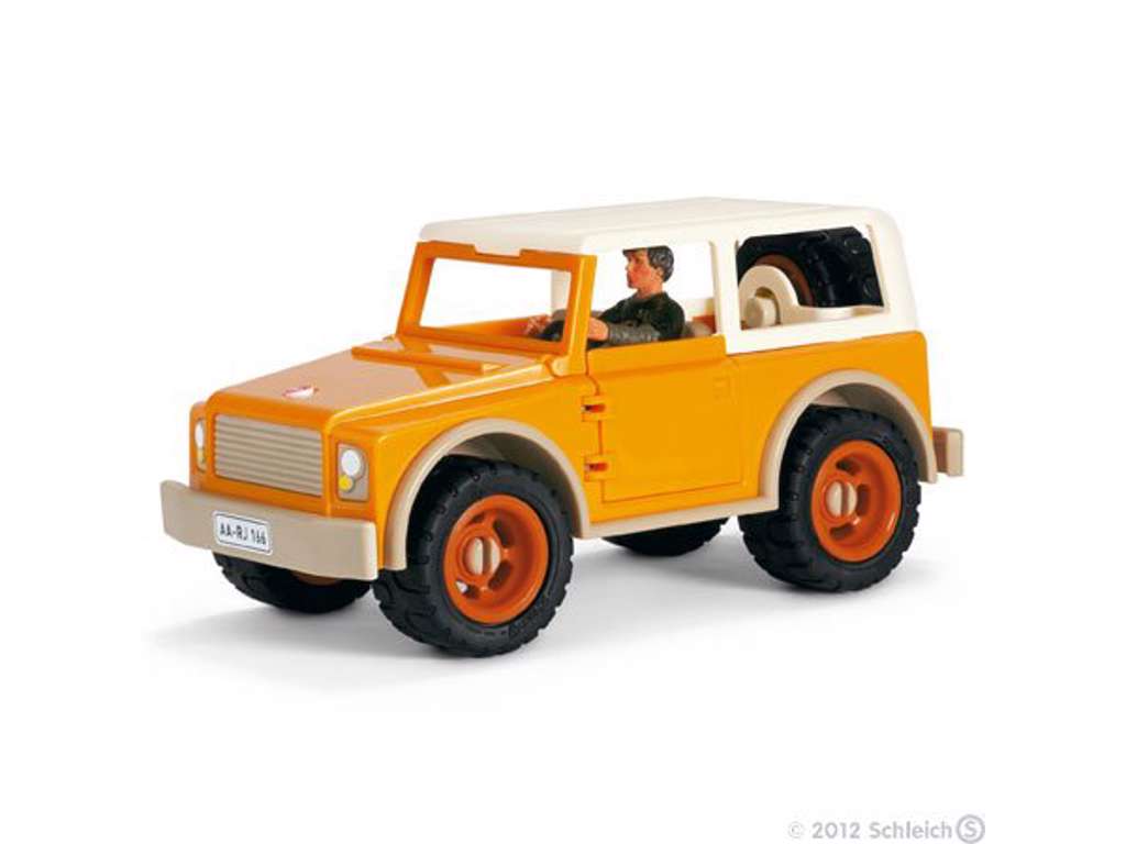 4X4 bil m/ fører (passer til transport) fra Schleich - 42025