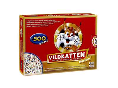 Vildkatten Master med 500 billeder - brætspil