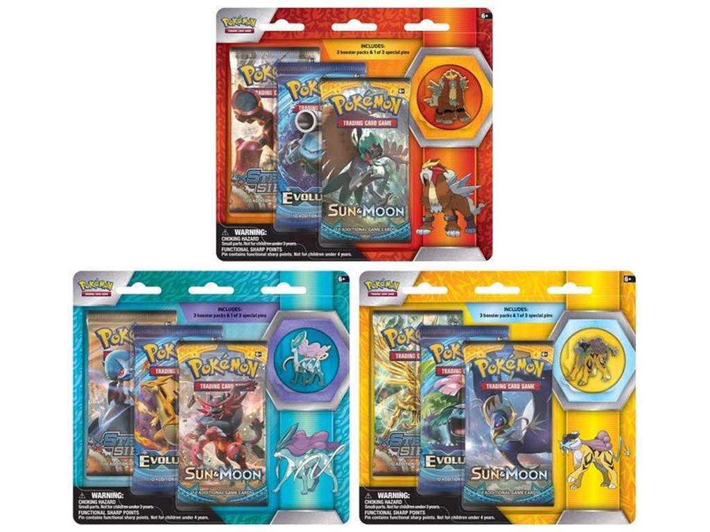 Legendary Beasts Collection Pokémon med pin