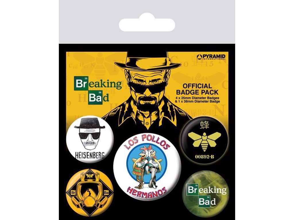 Breaking Bad Los Pollos Hermanos 5-pak badges
