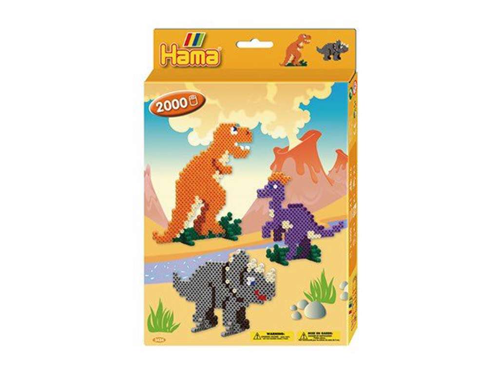 Hama ophængsæske dino-world - 3434