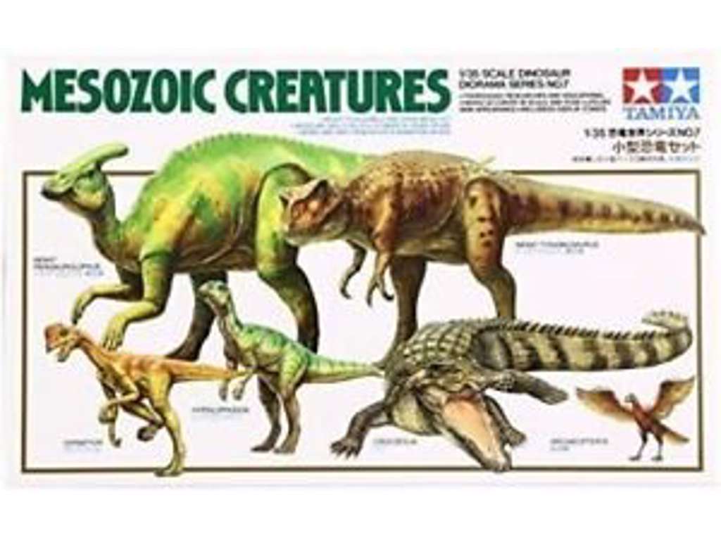 Mesozoic creatures byggesæt 1:35 fra Tamiya