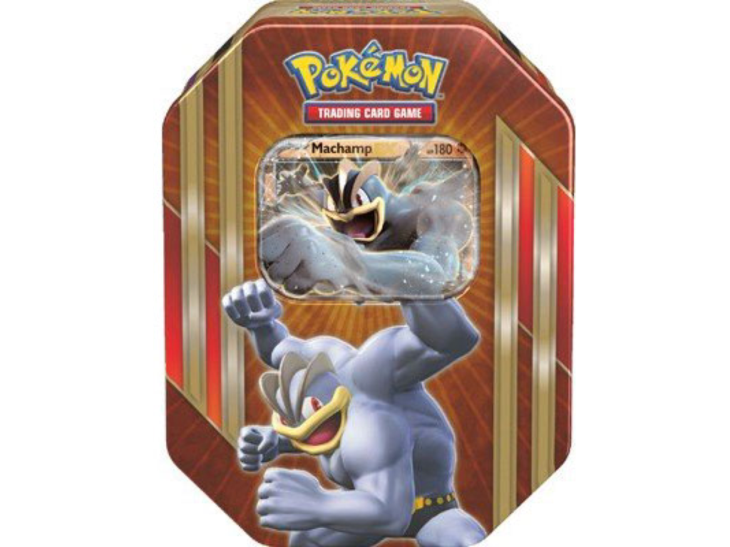 Pokémon Machamp EX tin box
