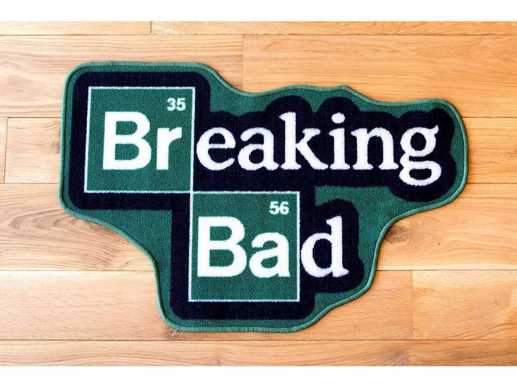 Breaking Bad gulvtæppe med logo på 85 x 55 cm