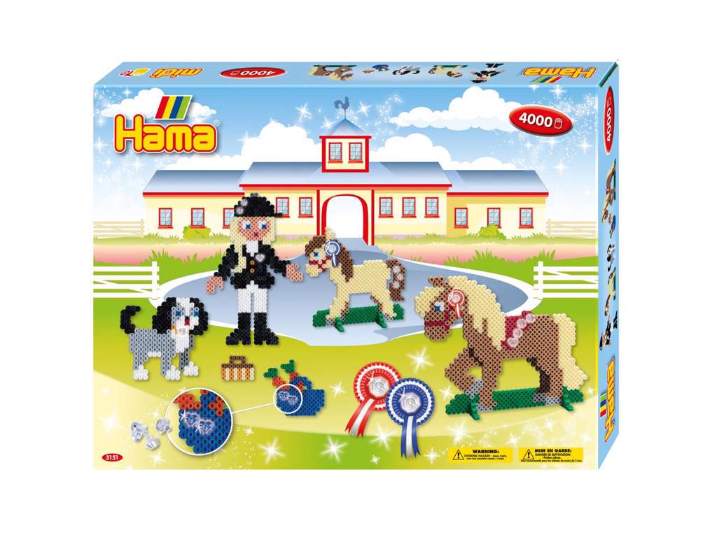 Hama midi gaveæske rideskole - 3151