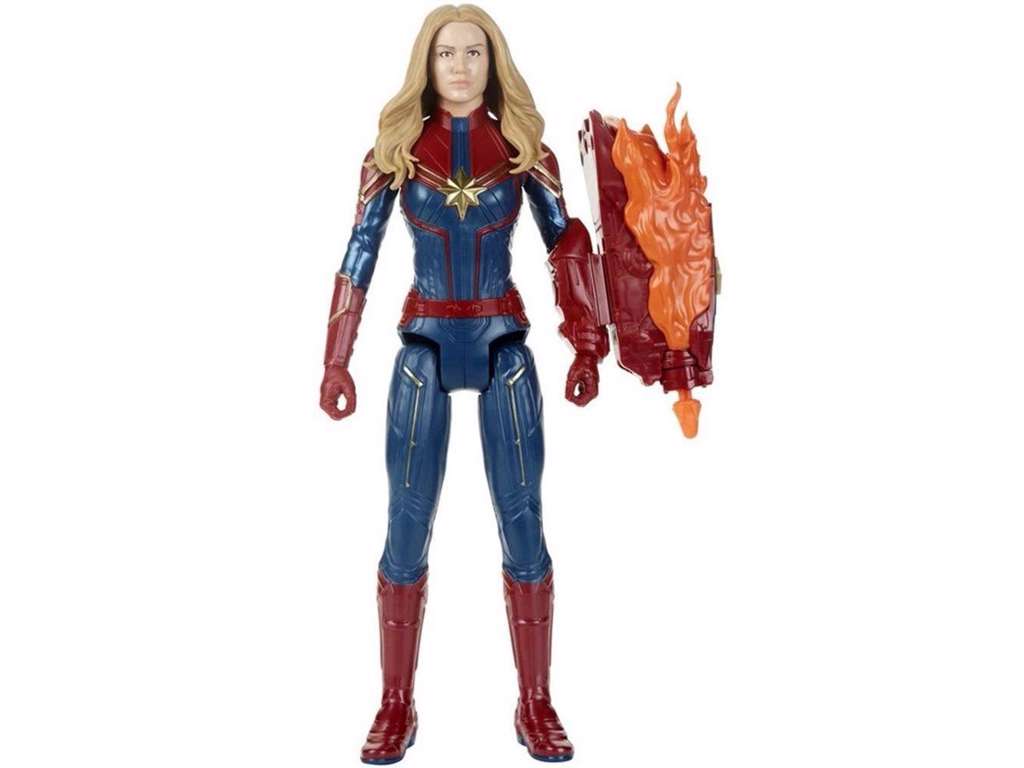 Avengers Titan Hero Power FX 2.0 action figur af Captain Marvel på 30 cm