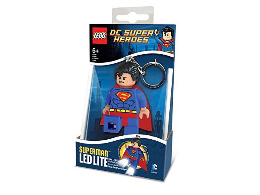 LEGO Super Heroes nøglering med lys - Superman