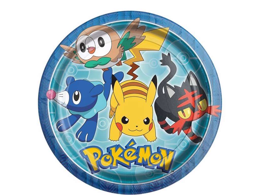 Pokémon paptallerkner 23 cm