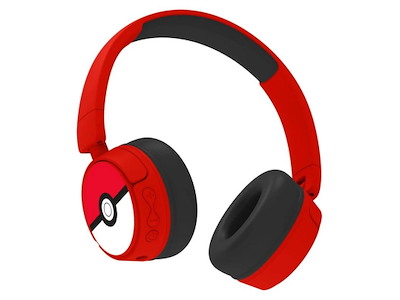 Pokémon Høretelefoner On-Ear Junior Trådløse 85 dB/95 dB Rød/Sort