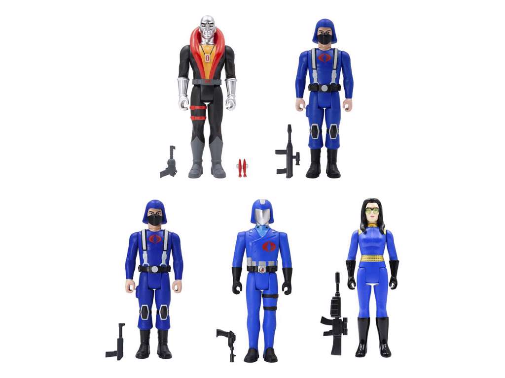 G.I. Joe ReAction Cobra Wave 1A Assortment 1 actionfigurer på 10 cm (12)