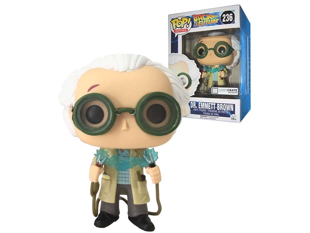 Back to the Future POP! vinyl figur af Dr. Emmett Brown Exclusive på 10 cm