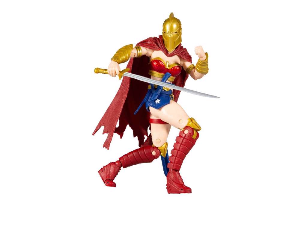 DC Multiverse action figur af LKOE Wonder Woman with Helmet of Fate på 18 cm