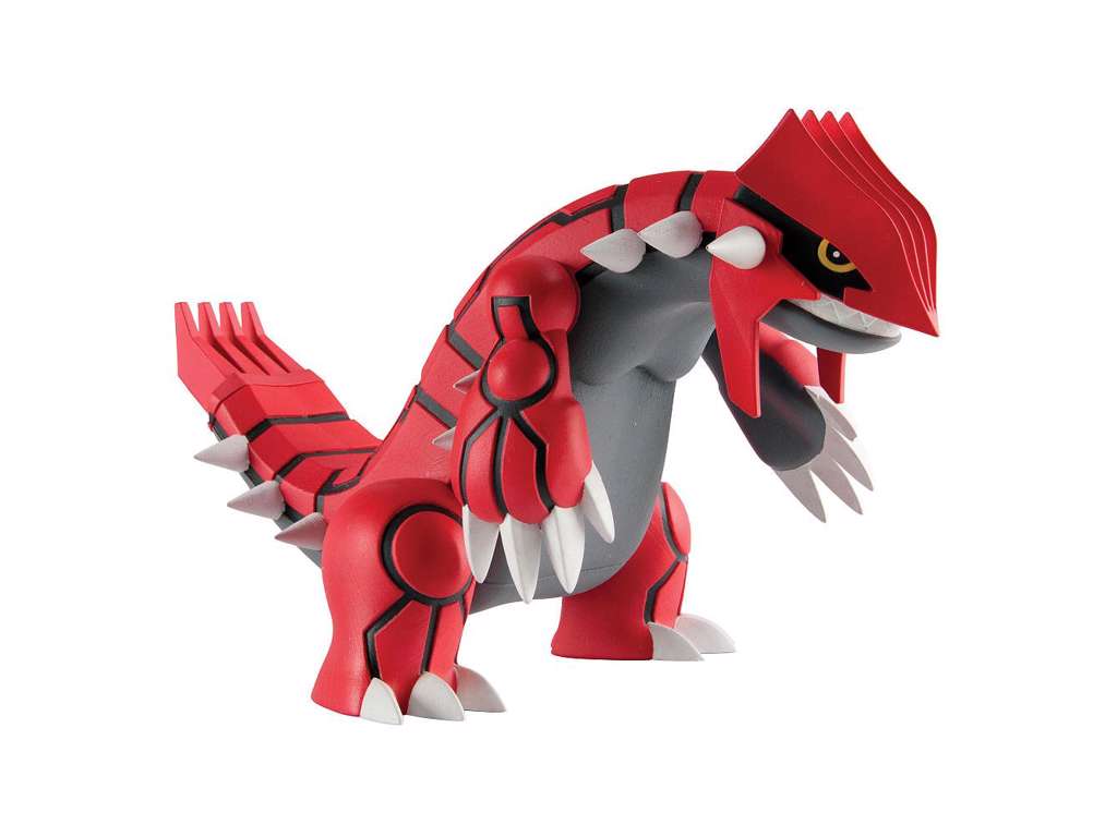 Pokémon action figur af Groudon på 30 cm