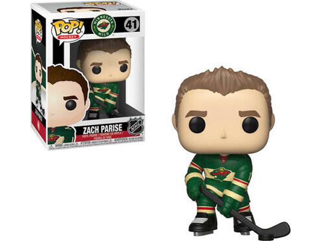 NHL POP! vinyl figur af Zach Parise (Wild) på 9 cm