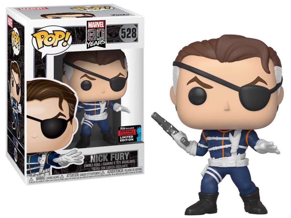 Marvel 80th POP! vinyl figur af Nick Fury (First Appearance) på 9 cm
