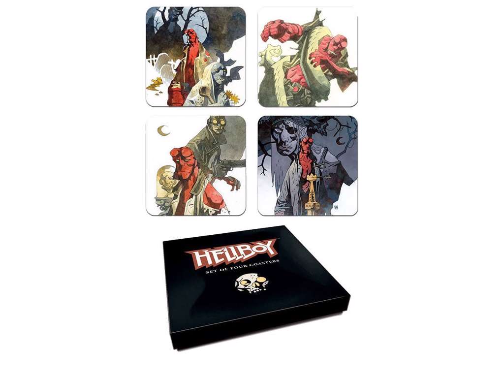 Hellboy Coasters - 4 pak