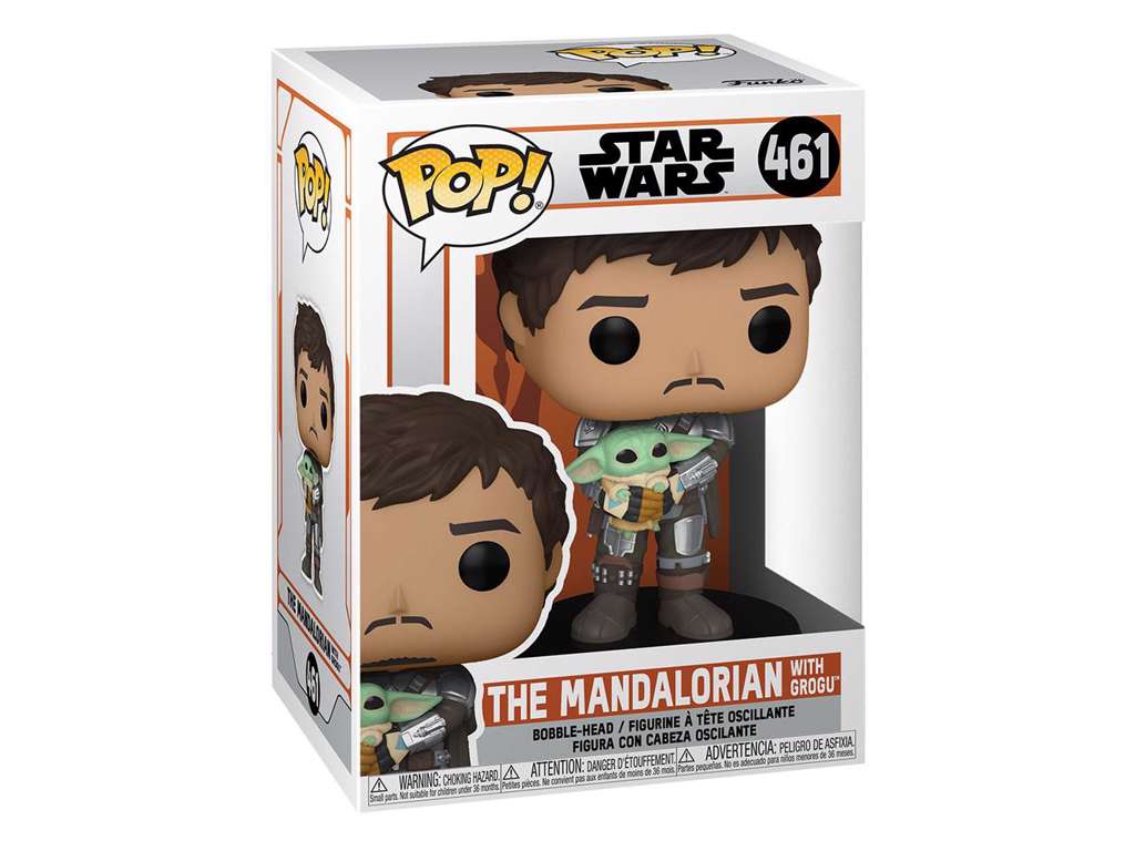 Star Wars The Mandalorian POP! TV Vinyl Figure The Mandalorian & Grogu 9 cm