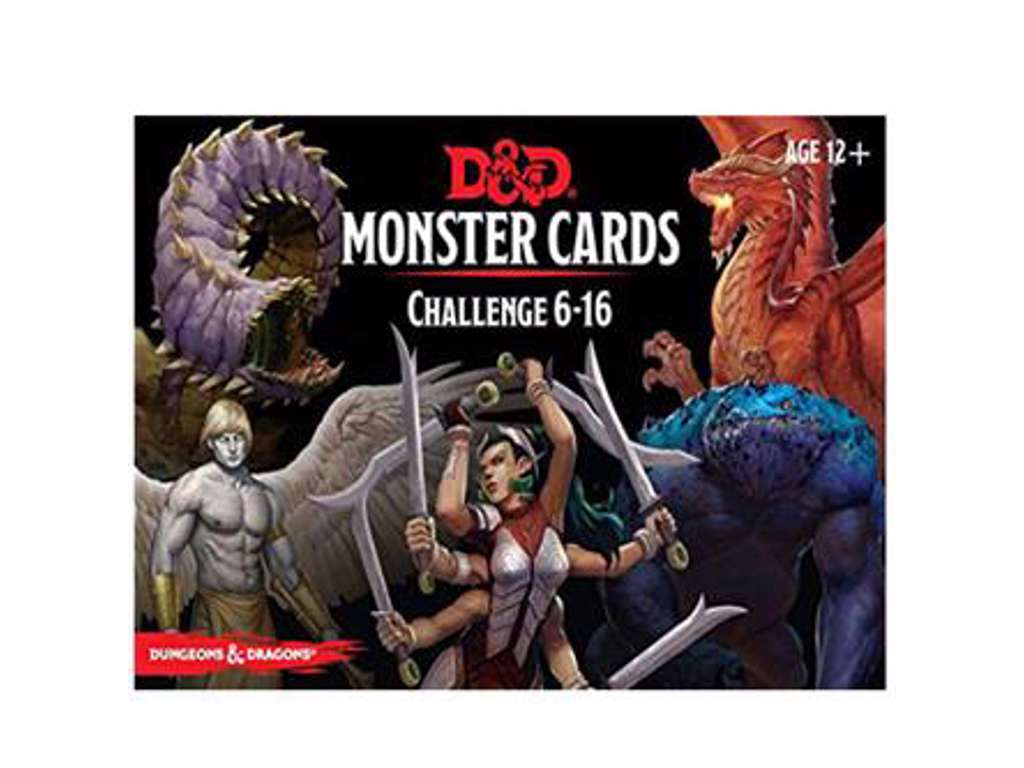 Dungeons & Dragons 5th Monster Cards - Challenge 6-16