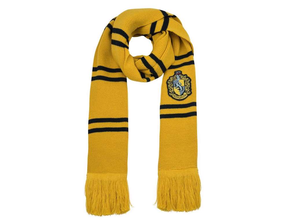 Halstørklæde deluxe med Hufflepuff Harry potter fra Cinereplicas