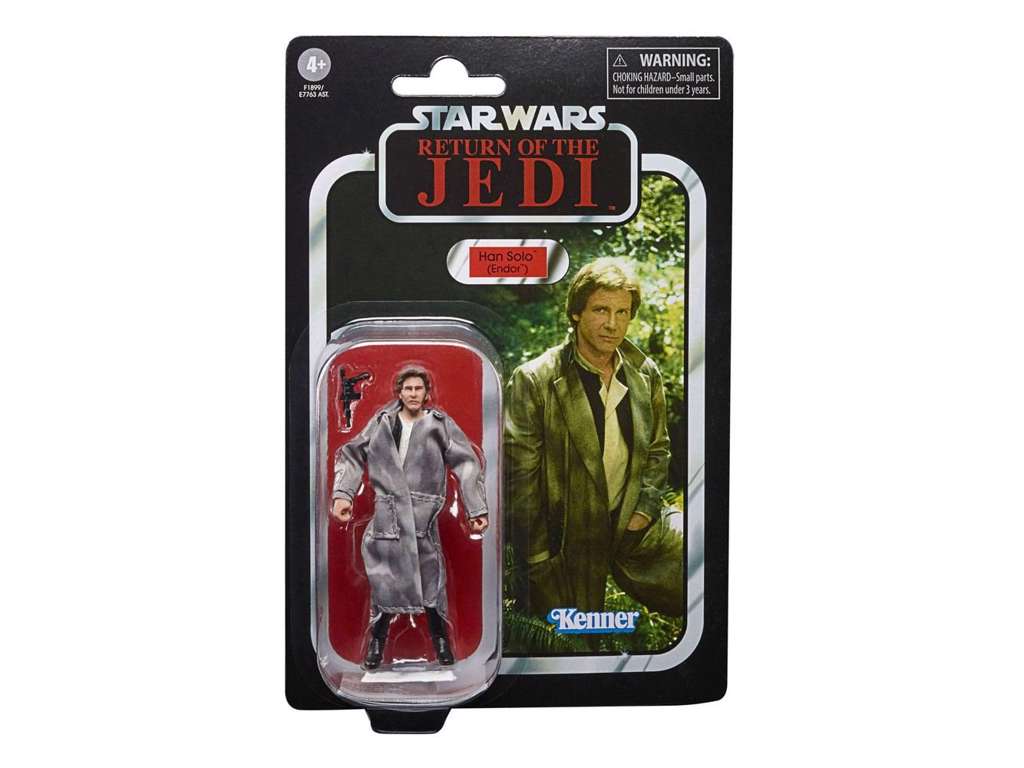 Star Wars Vintage Collection action figur af Han Solo (Endor) (Episode VI) på 10 cm