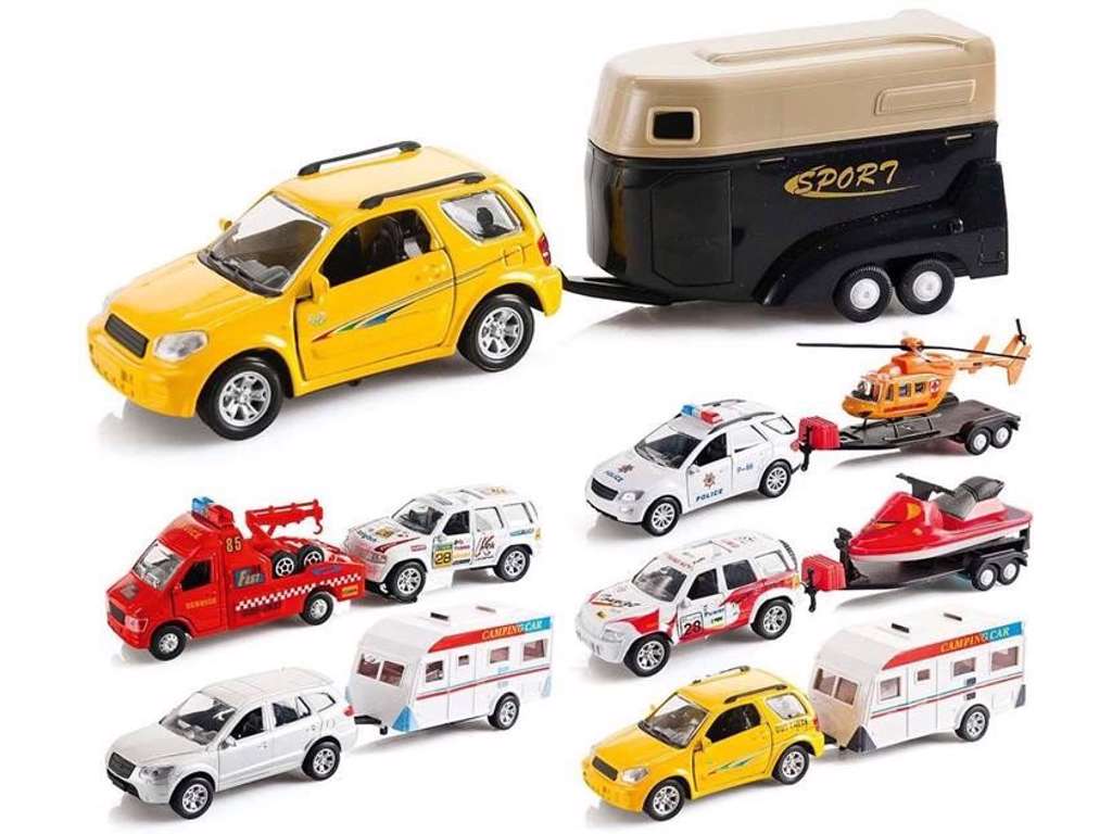 Metalbil med anhænger fra Speedcar