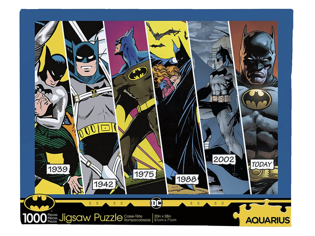 Batman Jigsaw Puzzle Timeline - puslespil 1000 brikker