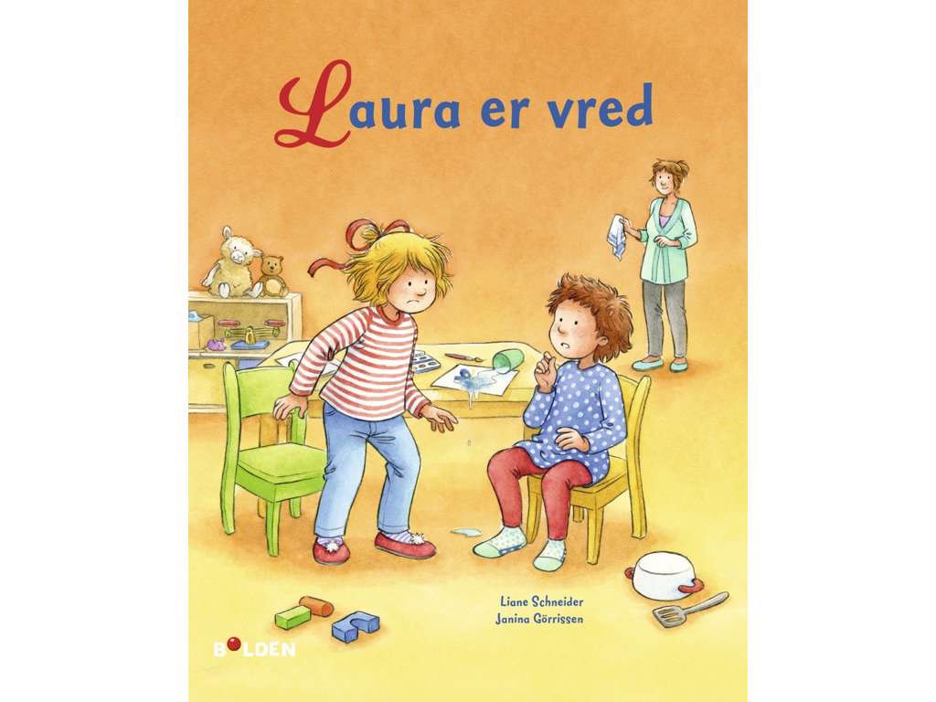 Laura er vred - børnebog