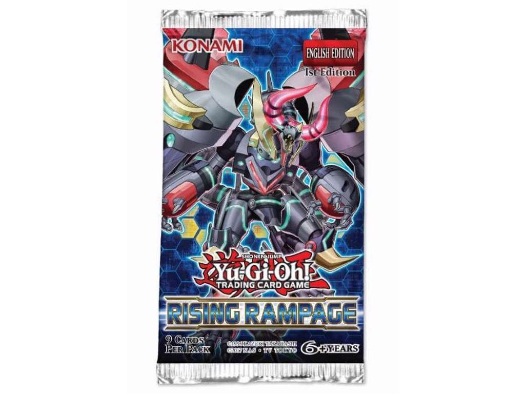 Yu-Gi-Oh! Rising Rampage booster pakke
