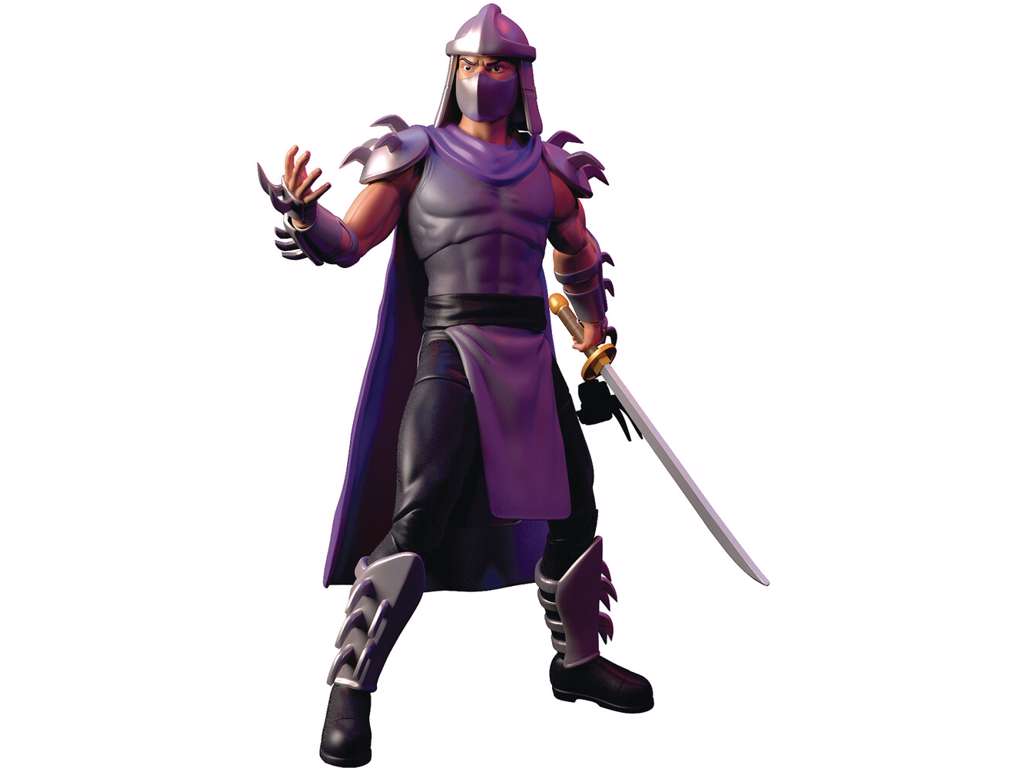 Teenage Mutant Ninja Turtles BST AXN actionfigur af Shredder 13 cm