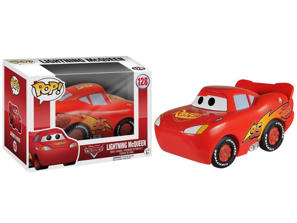 Cars POP! vinyl figur af Lightning McQueen på 9 cm