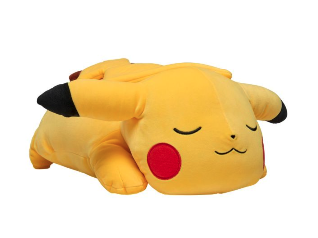 Sovende Pikachu bamse fra Pokémon - 45 cm