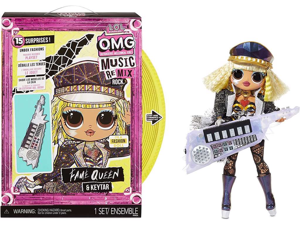  L.O.L. Surprise OMG Remix Rock dukke - Fame Queen and Keytar