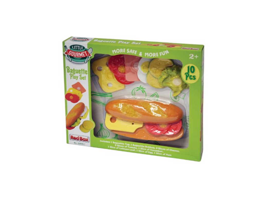 Legemad Baguette med 10 dele