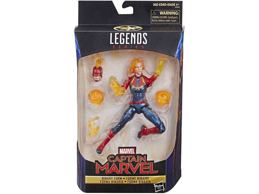 Captain Marvel Binary form fra Marvel Legends series - 15 cm