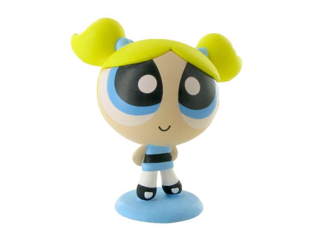 Bobbel minifigur fra PowerPuff Pigerne på 5.5 cm