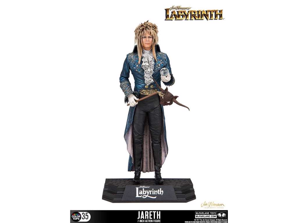Labyrinth Color Tops action figur af Jareth på 18 cm
