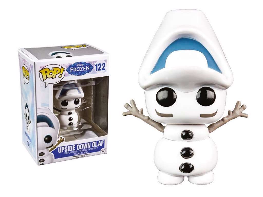 Frozen POP! vinyl figur af Coronation Upside Down Olaf på 10 cm