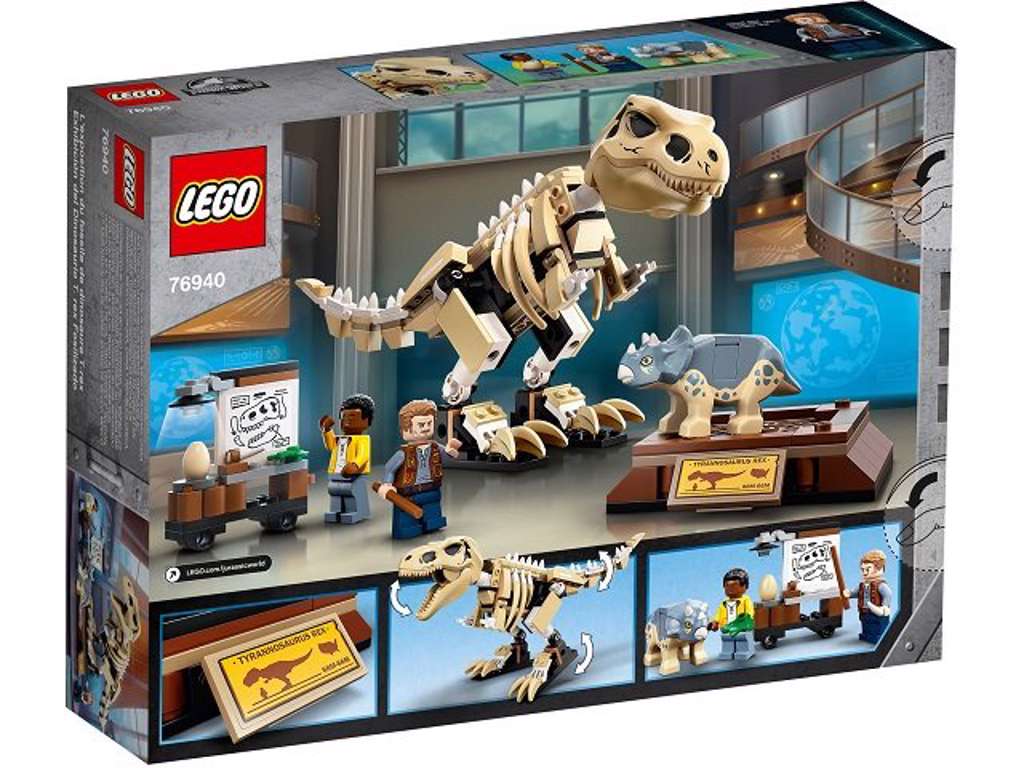 Lego Jurassic World - T. rex-dinosaurudstilling - 76940