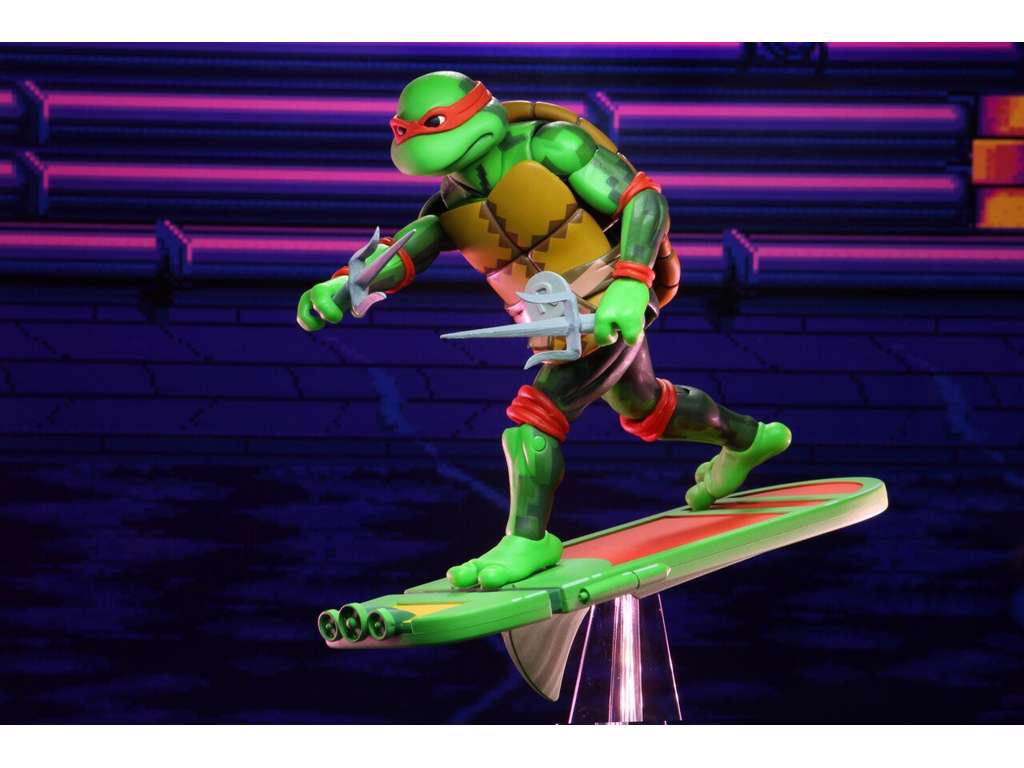 Turtles in Time action figur af Raphael på 17 cm