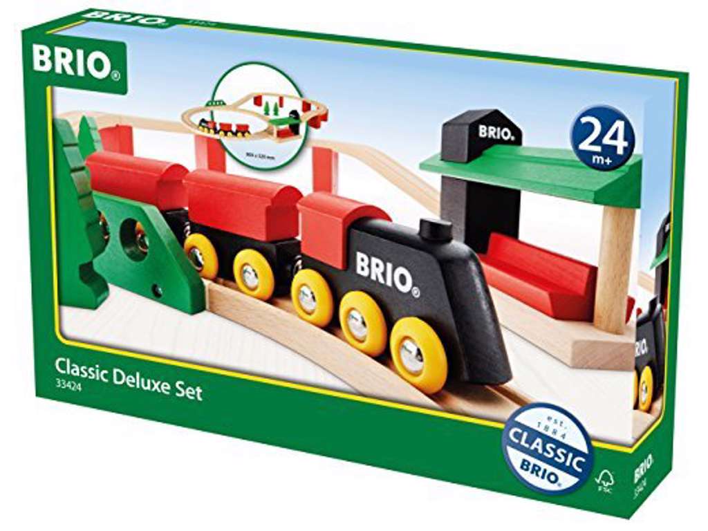 Klassisk togbane fra Brio - deluxe