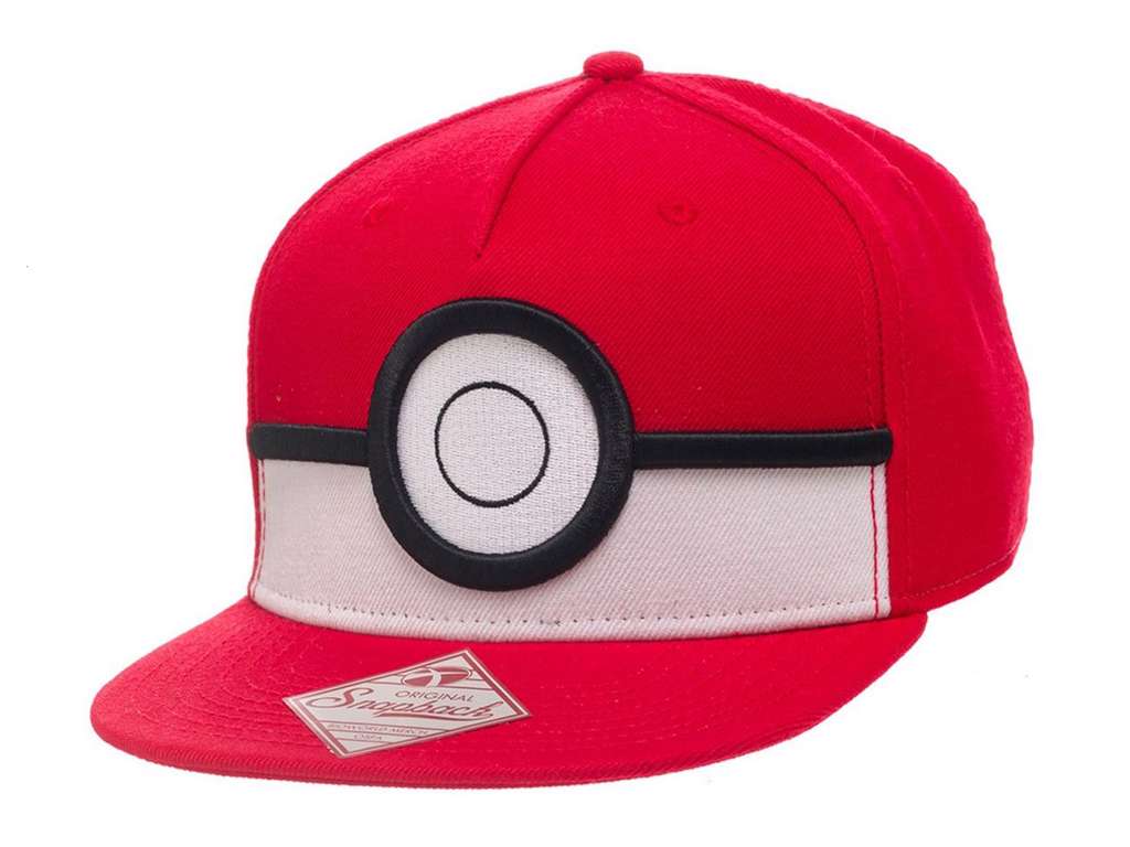 Pokémon baseball kasket med pokeball