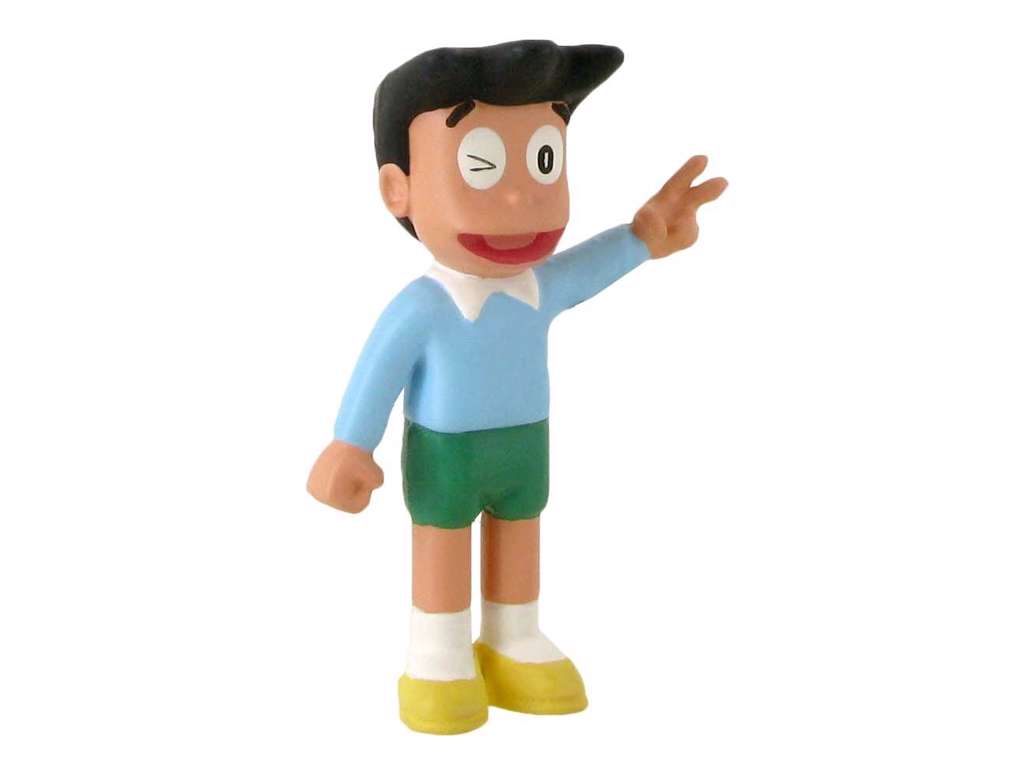 Doraemon minifigur af Suneo på 6 cm