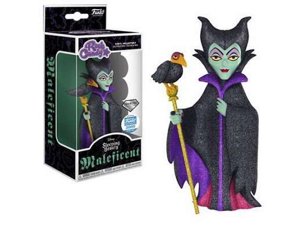 Disney Rock Candy vinyl figur af Maleficent på 13 cm - Diamond Collection