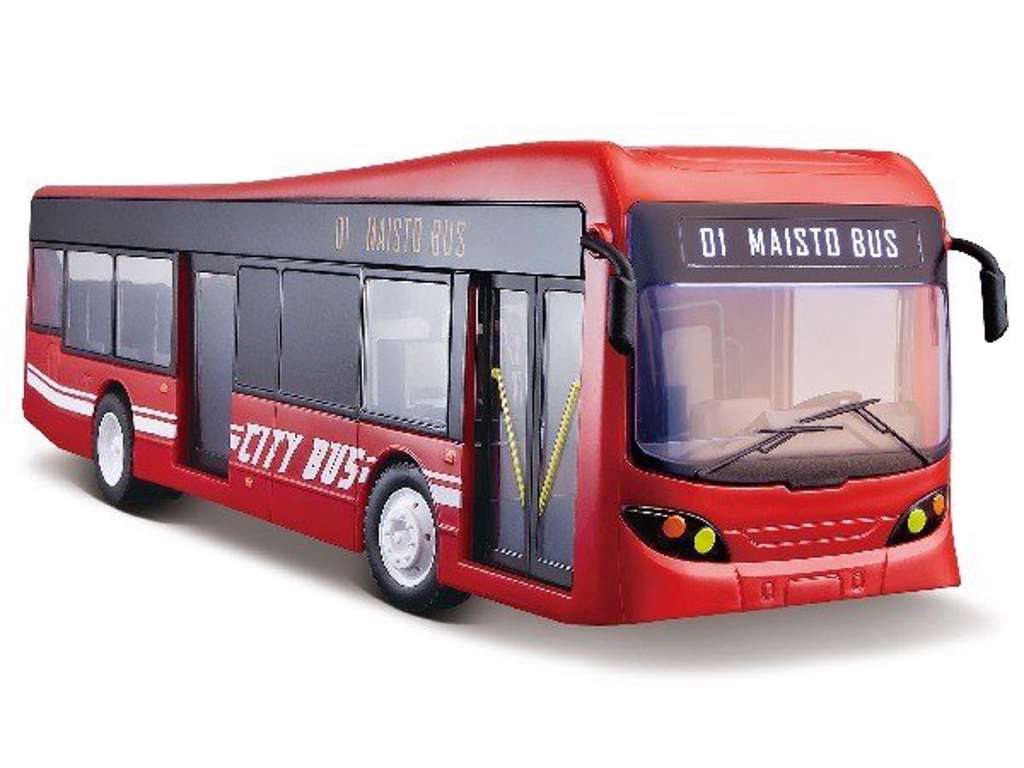 Fjernstyret Bus fra Maisto - Rød