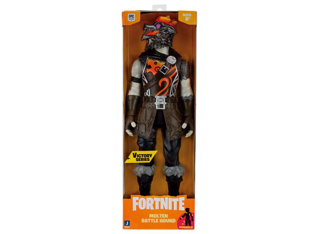 Fortnite action figur af Molten Battle Hound på 30 cm