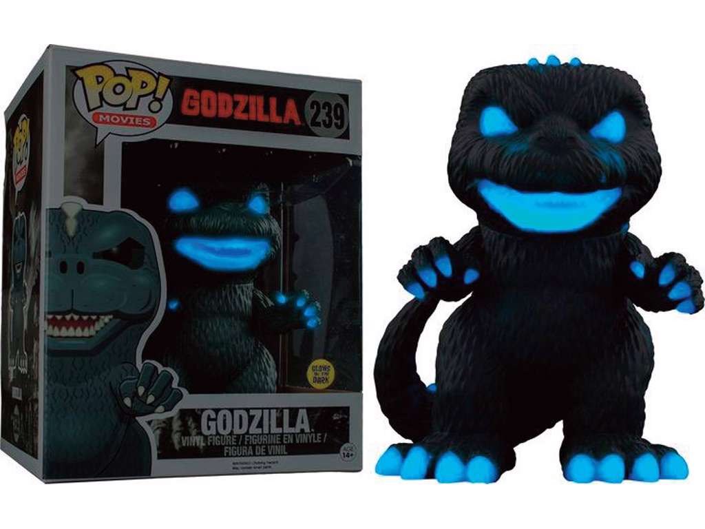 Godzilla Super Sized POP! vinyl figur af Godzilla Atomic Breath på 15 cm