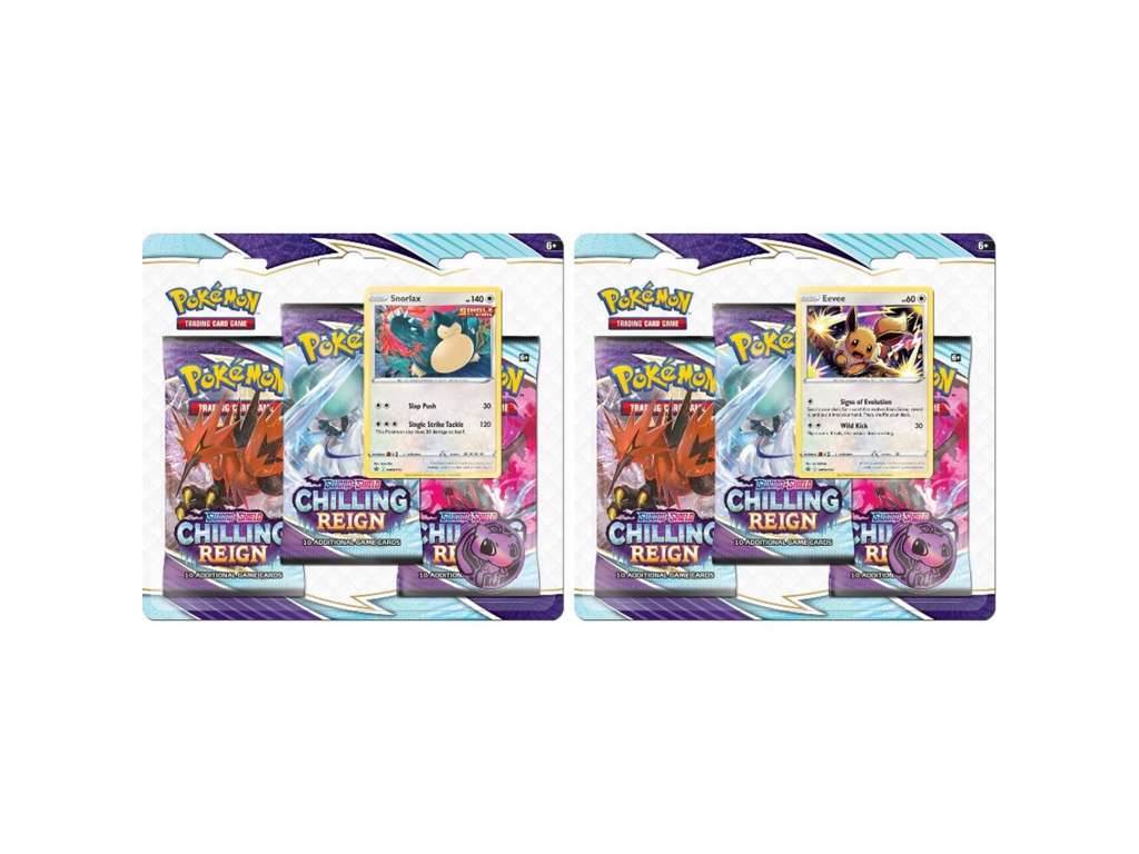  Pokémon Sword & Shield - Chilling Reign 3-pak booster